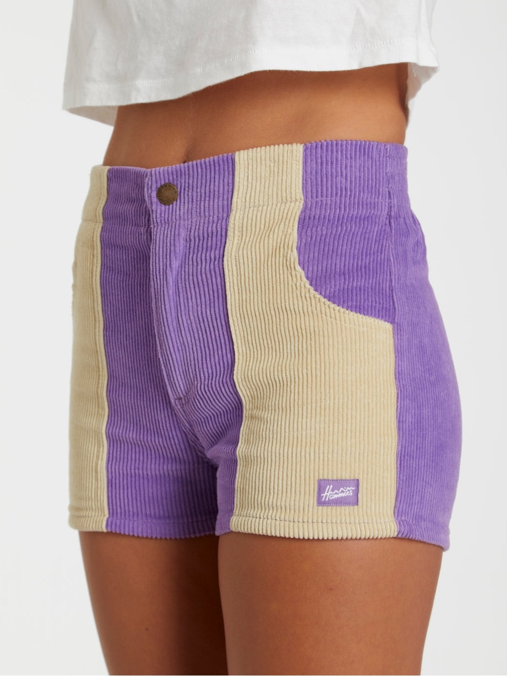Hammies Women’s Short in Purple and Sand